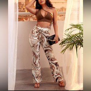shein brown euphoria outfit